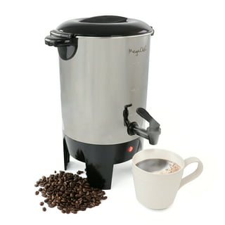 Modern Coffee Percolator 30 Cup Commercial Large Capacity Urn 5.2L/175Oz  1000W 