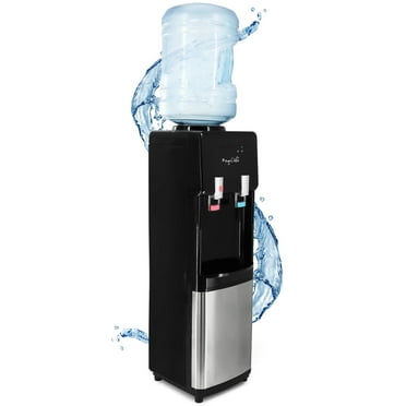 MegaChef Top Load Plastic Hot and Cold Water Dispenser 1L Hot/3.4L Cold Water Cooler