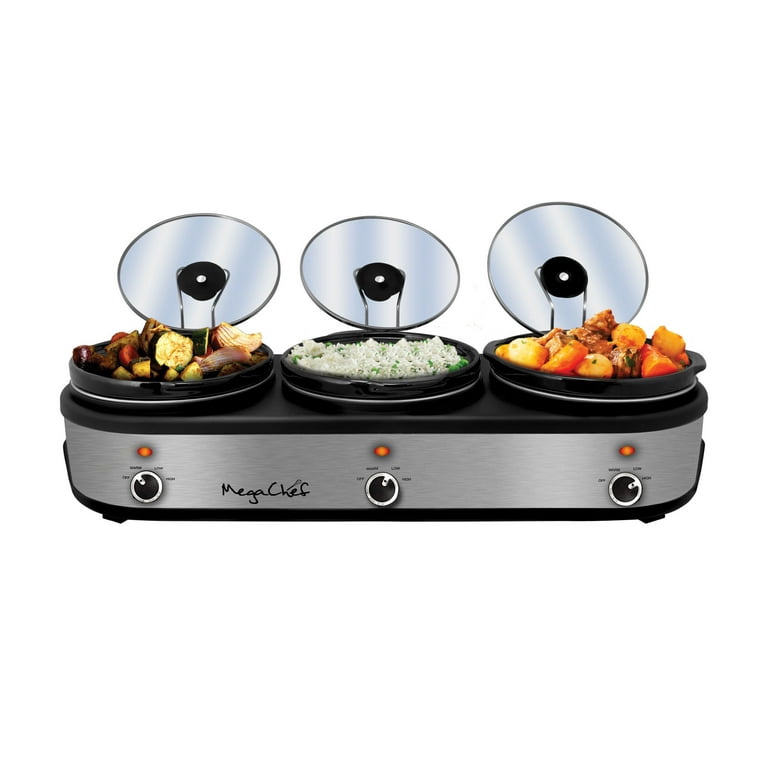 https://i5.walmartimages.com/seo/MegaChef-Triple-2-5-Quart-Slow-Cooker-and-Buffet-Server-in-Brushed-Silver-and-Black-Finish-with-3-Ceramic-Cooking-Pots-and-Removable-Lid-Rests_6178057b-8de0-4844-b90f-bf4e10ad7e91.58112a52c987ffa5e44ff73db3a5f159.jpeg?odnHeight=768&odnWidth=768&odnBg=FFFFFF