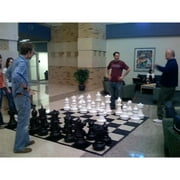 MegaChess Giant Games Mega Chess Sets with 25-inch King and Giant Chess Mat