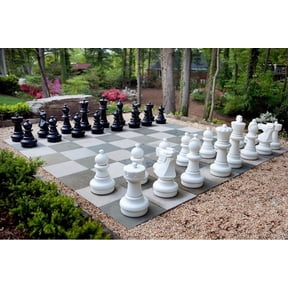 MegaChess Giant Mega Chess Sets of Chess Pieces with 25-inch King, No Board