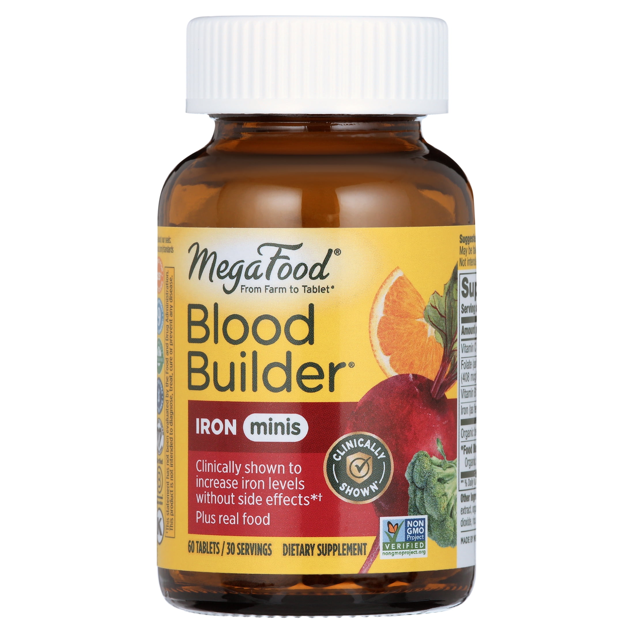 MegaFood Blood Builder Minis Iron Supplement Clinically Shown to