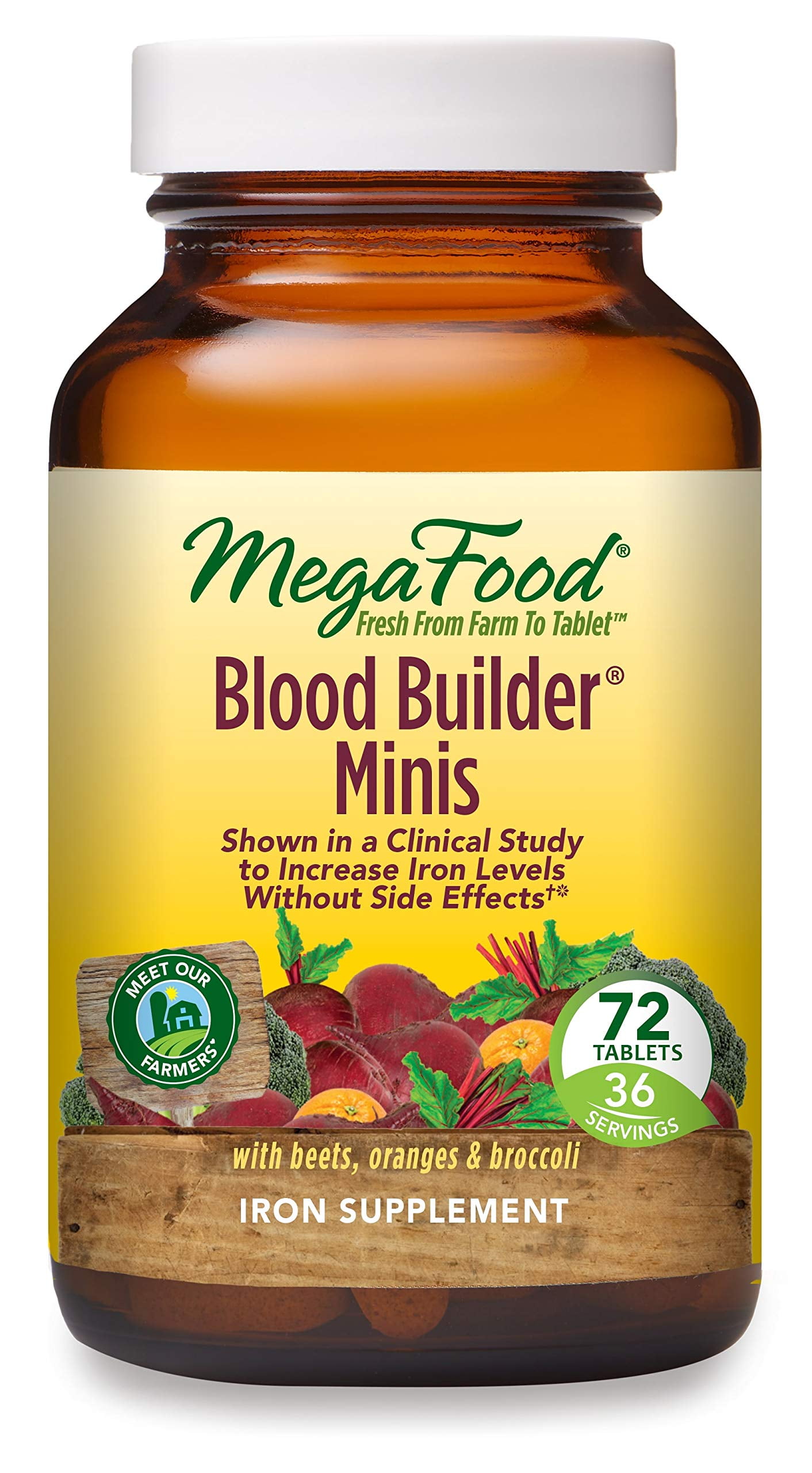MegaFood Blood Builder Minis Iron Supplement Shown to Increase Iron