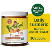 MegaFood Daily Turmeric Powder - Black Pepper, Cherry & Vitamin C - Vegan - 30 Servings