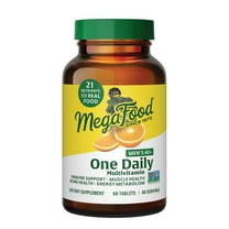 MegaFood Men's 40  Multivitamin - Vitamins B, D3, Zinc - Immune Support - 60 Servings
