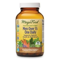 MegaFood Men's 55  Multivitamin - Zinc, Vitamin B12, C & D3 - Aging Support - 90 Servings