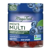 MegaFood Mens Multi - Zinc & Vitamins C, D3, B12 - Immune Support Gummies - 30 Servings