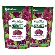 MegaFood Relax + Calm Magnesium Supplement - Citrate & Malate - 30 Servings, 2 Pack