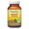 thumbnail image 1 of MegaFood Vitamin D3 2000 IU (50mcg) - Immune, Bone, Teeth & Muscle Support - 30 Servings, 1 of 10
