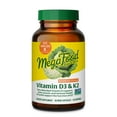 thumbnail image 1 of MegaFood Vitamin D3 5000IU (125 mcg) & Vitamin K2 & K - Immune Support - 60 Servings, 1 of 9