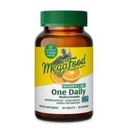 MegaFood Womens 40+ Multivitamin - Vitamins B12, B6, C & D3, Zinc & Iron - 90 Servings