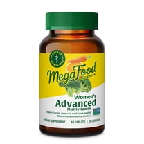 MegaFood Women's Advanced Multivitamin - Iron, Choline, Vitamin D3, C & Zinc - 30 Servings