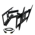 thumbnail image 1 of MegaMounts Full Motion Wall Mount with Bubble Level for 26-55 in. Displays with HDMI Cable, 1 of 2