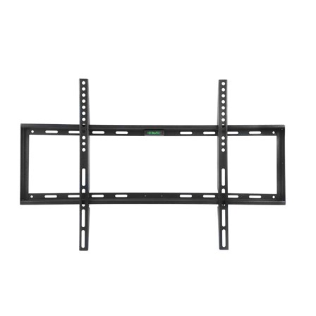 MegaMounts Smooth Black Matt Finish Fixed Television Mount for 26"- 55" LCD, LED and Plasma Televisions