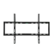 MegaMounts Smooth Black Matt Finish Fixed Television Mount for 32"- 70" LCD, LED and Plasma Televisions