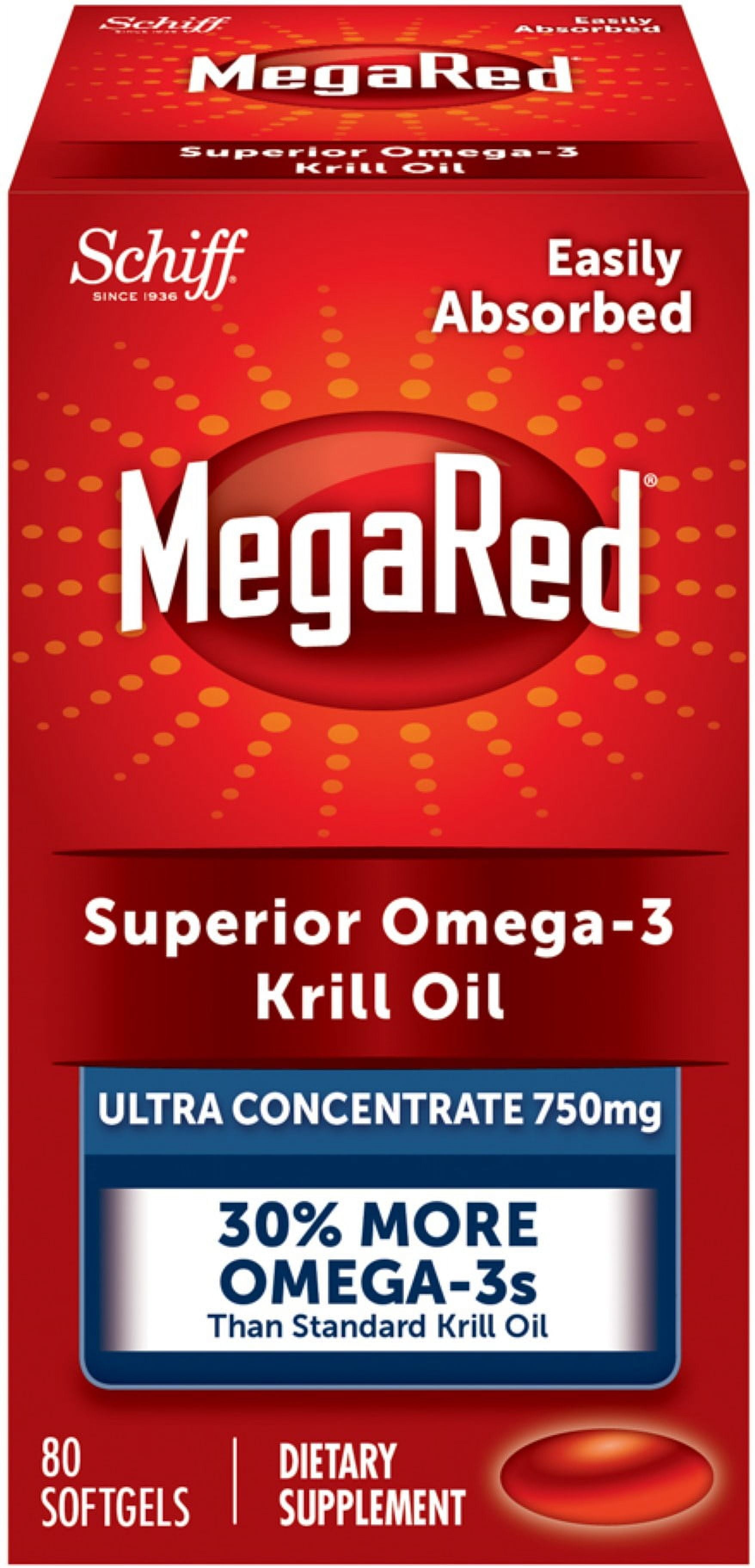 MegaRed 750mg Ultra Concentration Omega3 Krill Oil No fishy