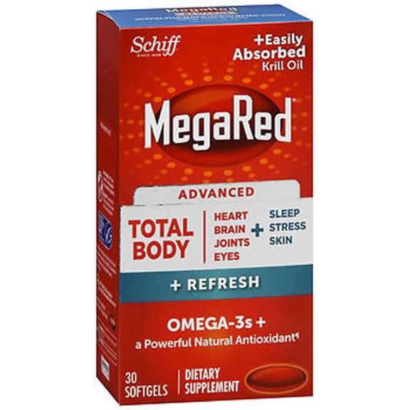 MegaRed Advanced Total Body Refresh Omega - 800mg 30 Ea