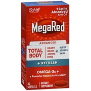 MegaRed Advanced Total Body Refresh Omega - 800mg 30 Ea