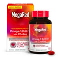 MegaRed Krill Oil 750mg Omega 3 Supplement with Choline, 1 Dr