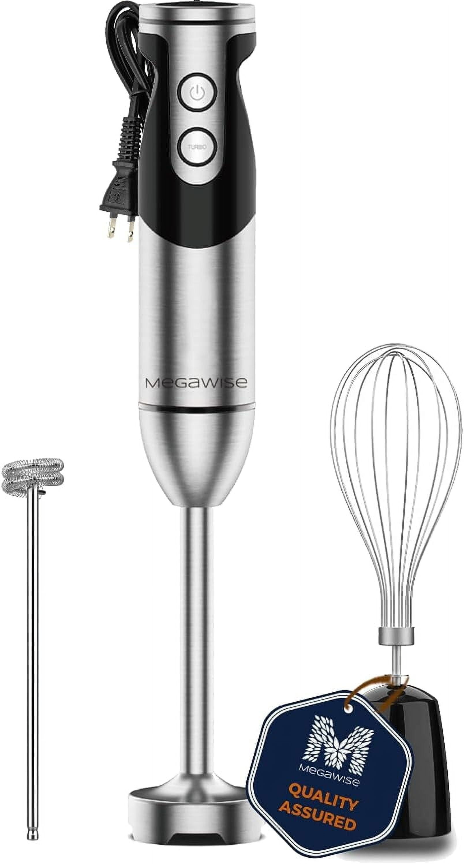 MegaWise Pro Titanium Reinforced 3in1 Immersion Hand Blender