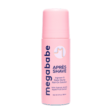 Megababe Après Shave, Ingrown Hair & Razor Bump Liquid Roll-on Treatment, 3 fl oz