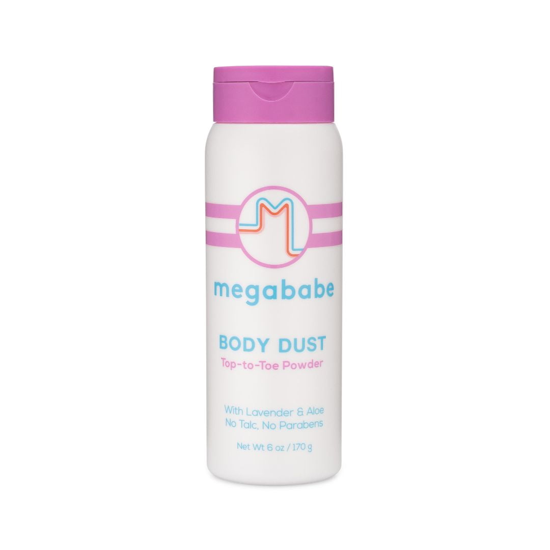 Megababe Body Dust SweatAbsorbing Powder, TalcFree, Lavender & Aloe