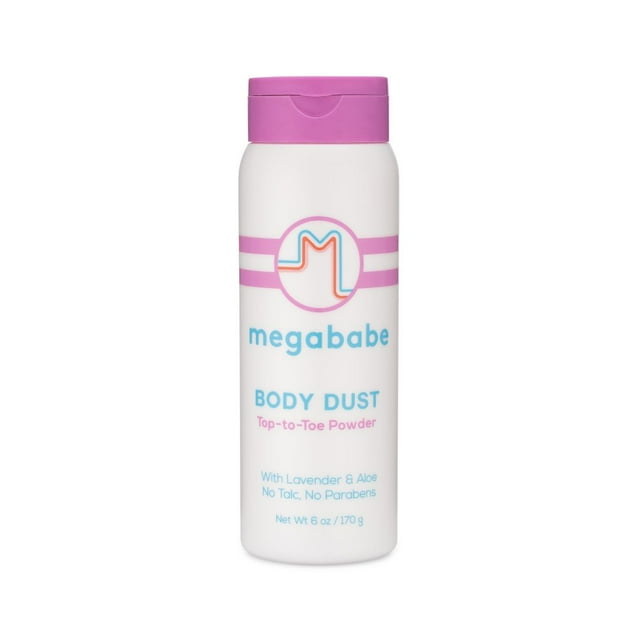 Megababe Body Dust SweatAbsorbing Powder, TalcFree, Lavender & Aloe