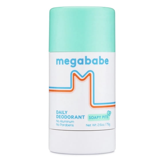 Megababe, Deodorant Daily, Soapy Pits, 2.6oz/75g