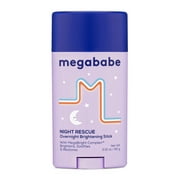 Megababe Night Rescue Overnight Brightening Stick, Brighten & Sooth, 2.12 oz
