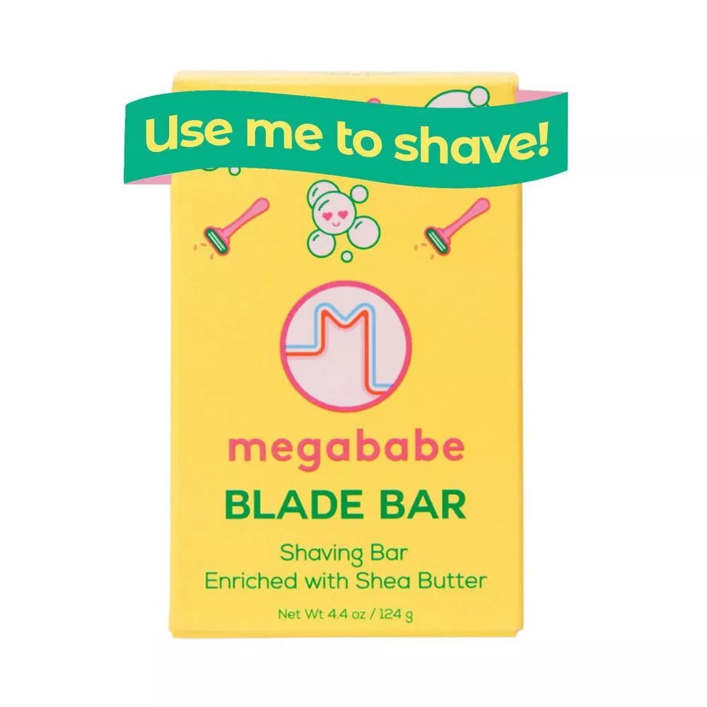 Megababe Blade Bar, Hydrating Shave Bar, Fragrance-Free, 4.4 oz