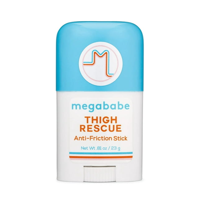 Megababe Thigh Rescue Anti-Chafe Stick Travel Size | 0.81 Ounce (Pack of 1)