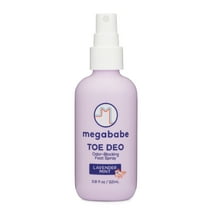 Megababe Toe Deo Odor-Blocking Foot Spray, Aluminum-Free, 3.8 fl oz