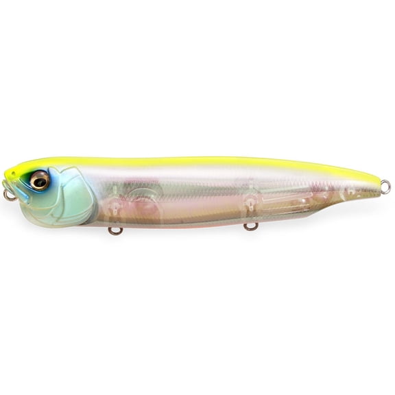Megabass Dogmax Sliding Topwater Lure, 5.11", Aurora Reaction