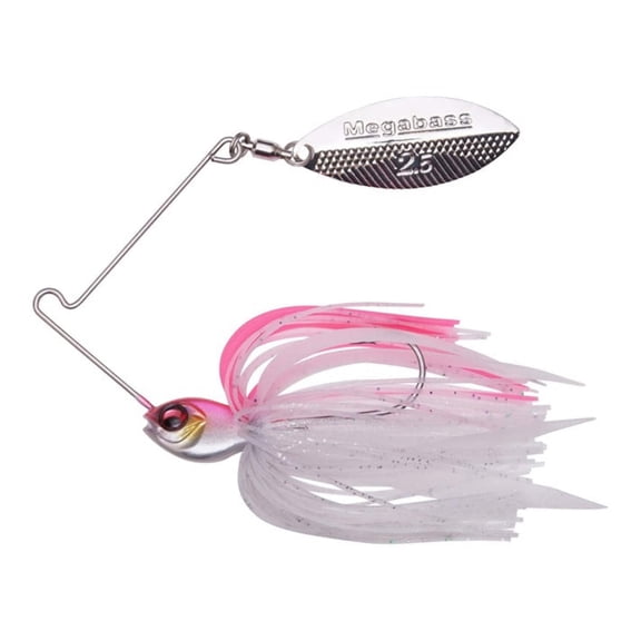 Megabass SV-3 SW Single Willow Spinnerbait - 1/4 oz. (Cotton Candy)