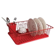 Megachef Mega Chef 17 1/2" Dish Rack Red 93596407M