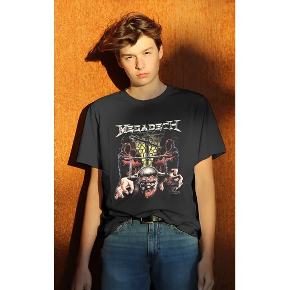 Megadeth 2009 Tour Concert Inspired Vintage Two-Sided Graphic Unisex T-Shirt up to size 5XL