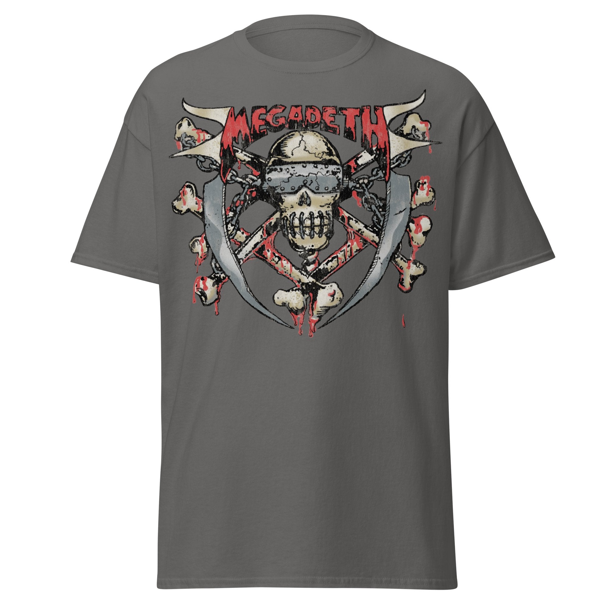 Megadeth T-Shirt Ufficiale Vic Rising – Logo Band, Nera, Unisex, Taglia XXL, Nuovo