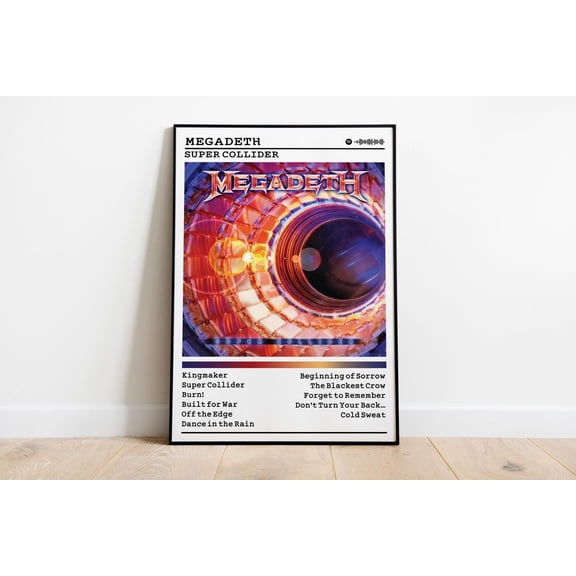 Megadeth Hidden Treasures Album : Metal Music Wall Art #797, Unframed Poster Size 24x36