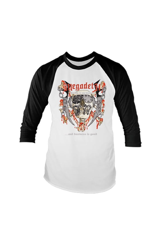 Megadeth Killing Is My Business Raglan T-Shirt