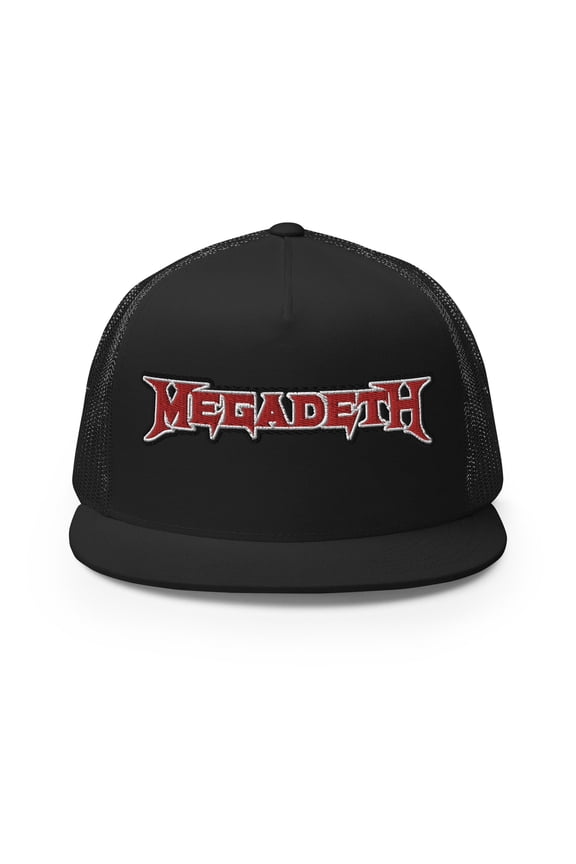 Megadeth - Logo Flat Brim Trucker Hat