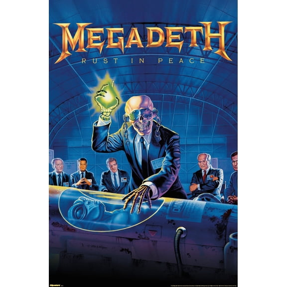 Megadeth: Master Of Death - Rust In Peace Wall Poster, 14.725" x 22.375"