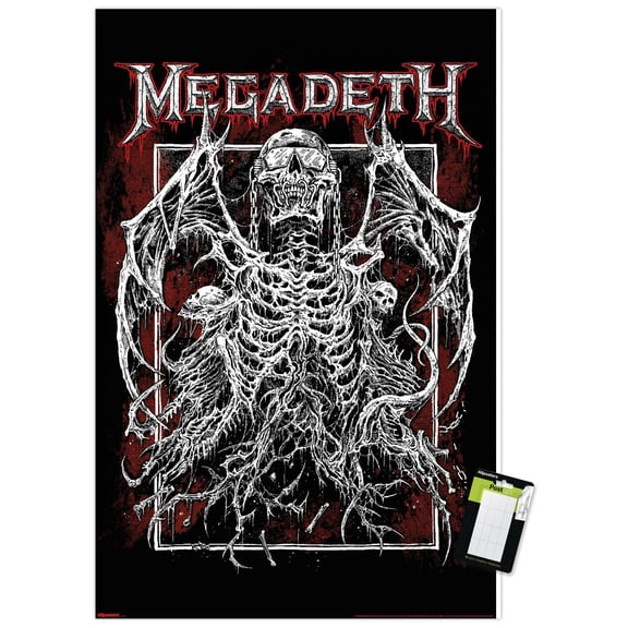 Megadeth: Master Of Death - Vic Rising Wall Poster, 22.375" x 34"