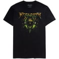 thumbnail image 1 of Megadeth Men's Officially Licensed Green Skull Tee T-Shirt in Black (X-Small, Black), 1 of 1