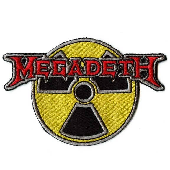 Megadeth Men's Radioactive Embroidered Patch Black