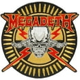 thumbnail image 1 of Megadeth Men's Skull & Bullets Embroidered Patch Black, 1 of 3