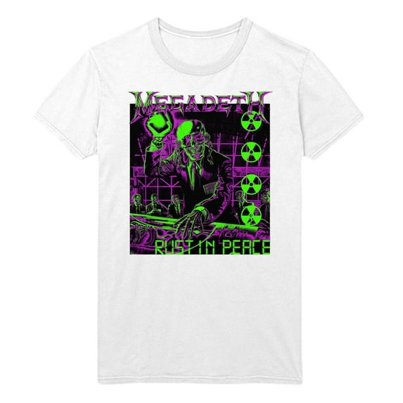 Megadeth Neon Rust in Peace Unisex T-Shirt - Black - Small