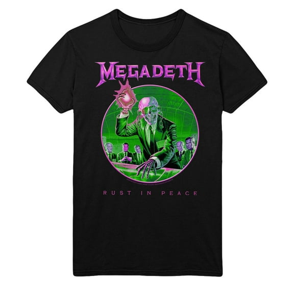 Megadeth Purple - Medium Rust Unisex T-Shirt - Black - Medium