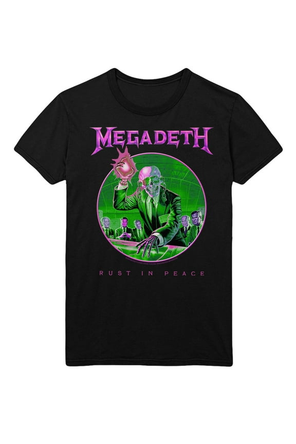 Megadeth Purple - 3XL Rust Unisex T-Shirt - Black - 3XL