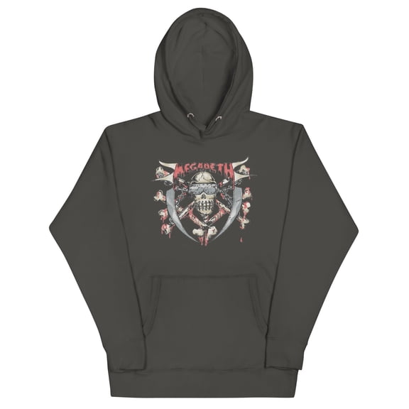 Megadeth - Rattlehead Vic Classic Unisex Hoodie - Black - Small