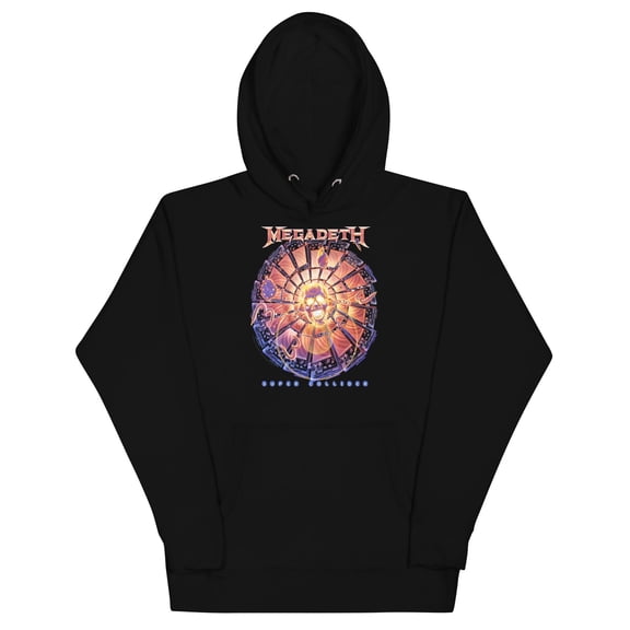Megadeth Super Collider Classic Unisex Hoodie - Black - Small